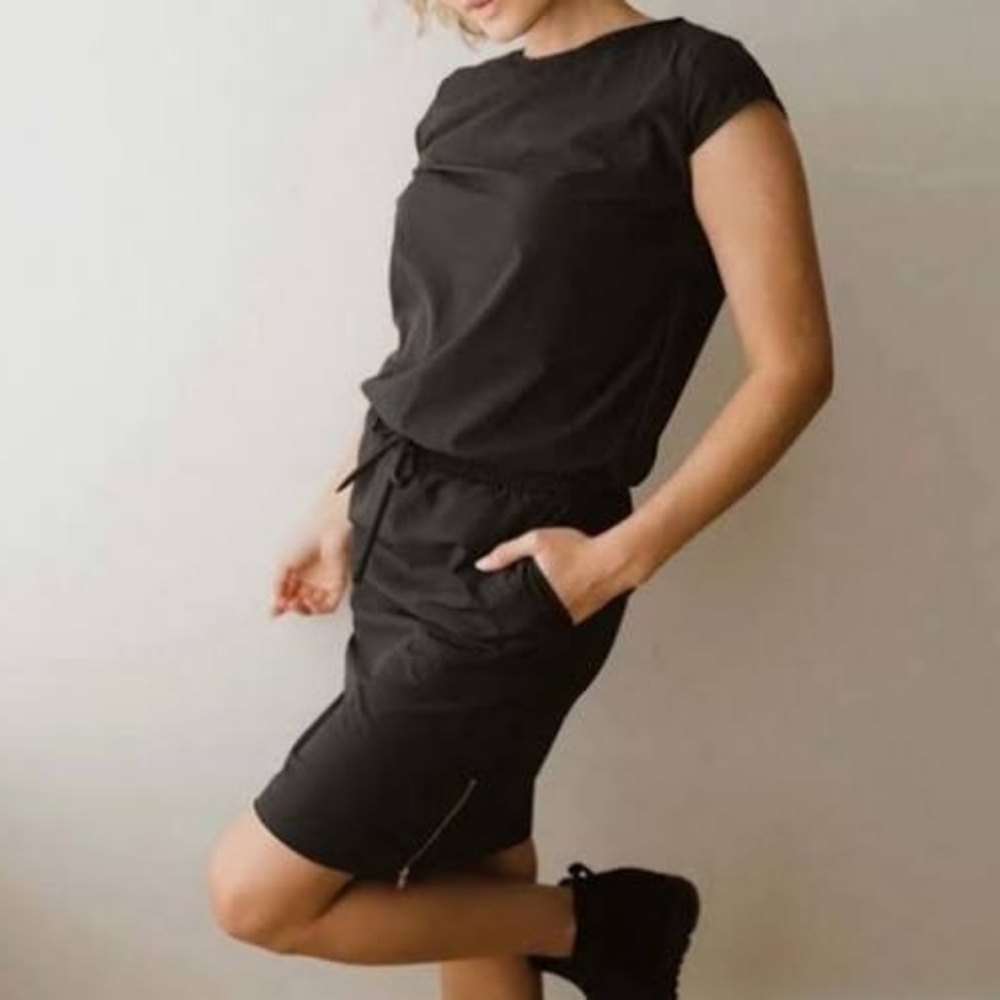 Albion Fit Going Places Black Dress - Picture 3 of 11